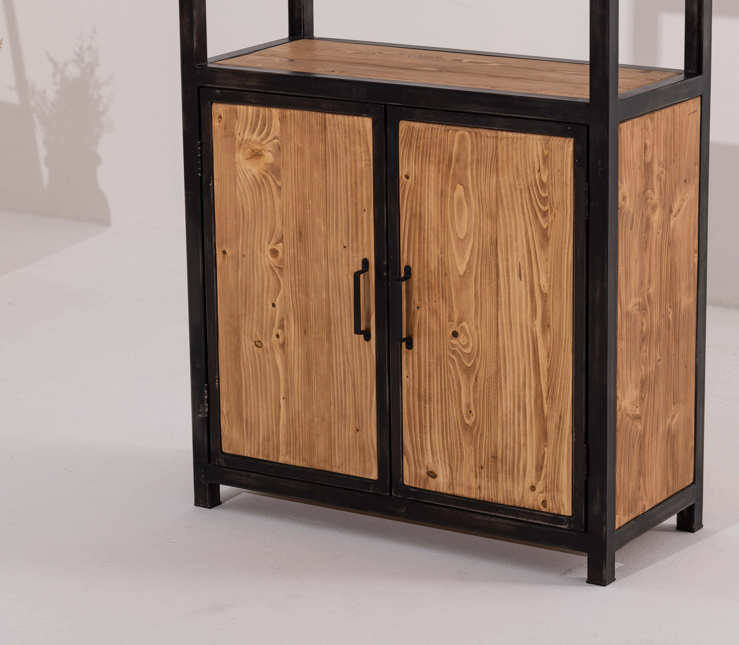 Manhattan Pinewood Bookshelf with Two Doors