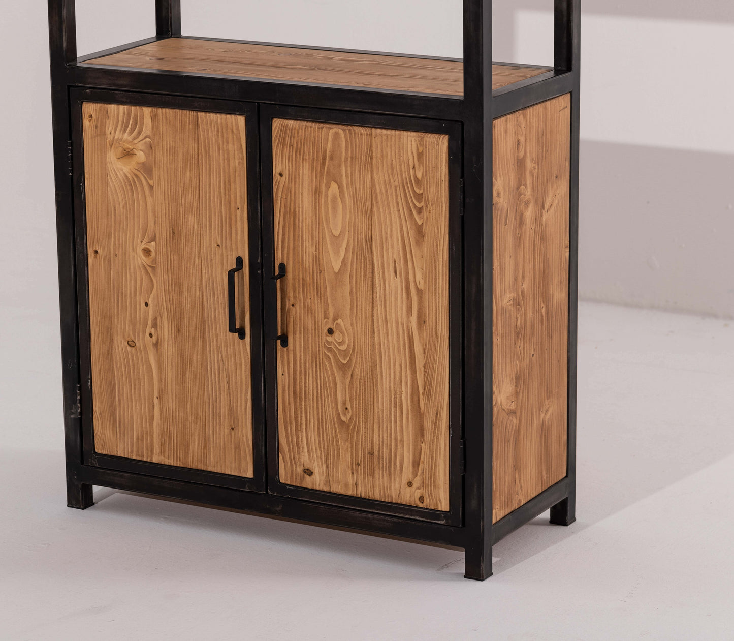 Manhattan Pinewood Bookshelf with Two Doors