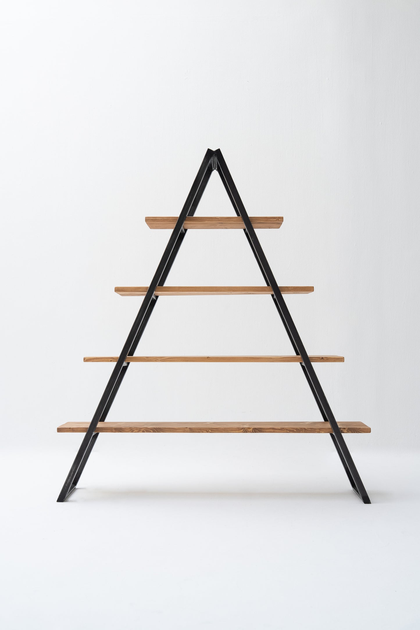 Pyramid Pinewood Steel BookShelf