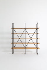 Double X Shelf Unit