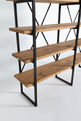 Double X Shelf Unit