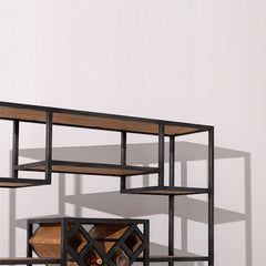 Double Staggered Wine Rack Shelf
