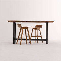 Suar Wood High Bar Table