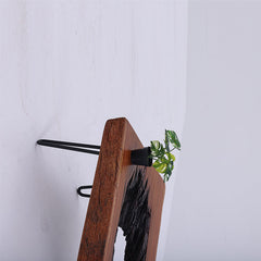 Live Edge Exotic Wood Coffee Table with Hairpin Legs