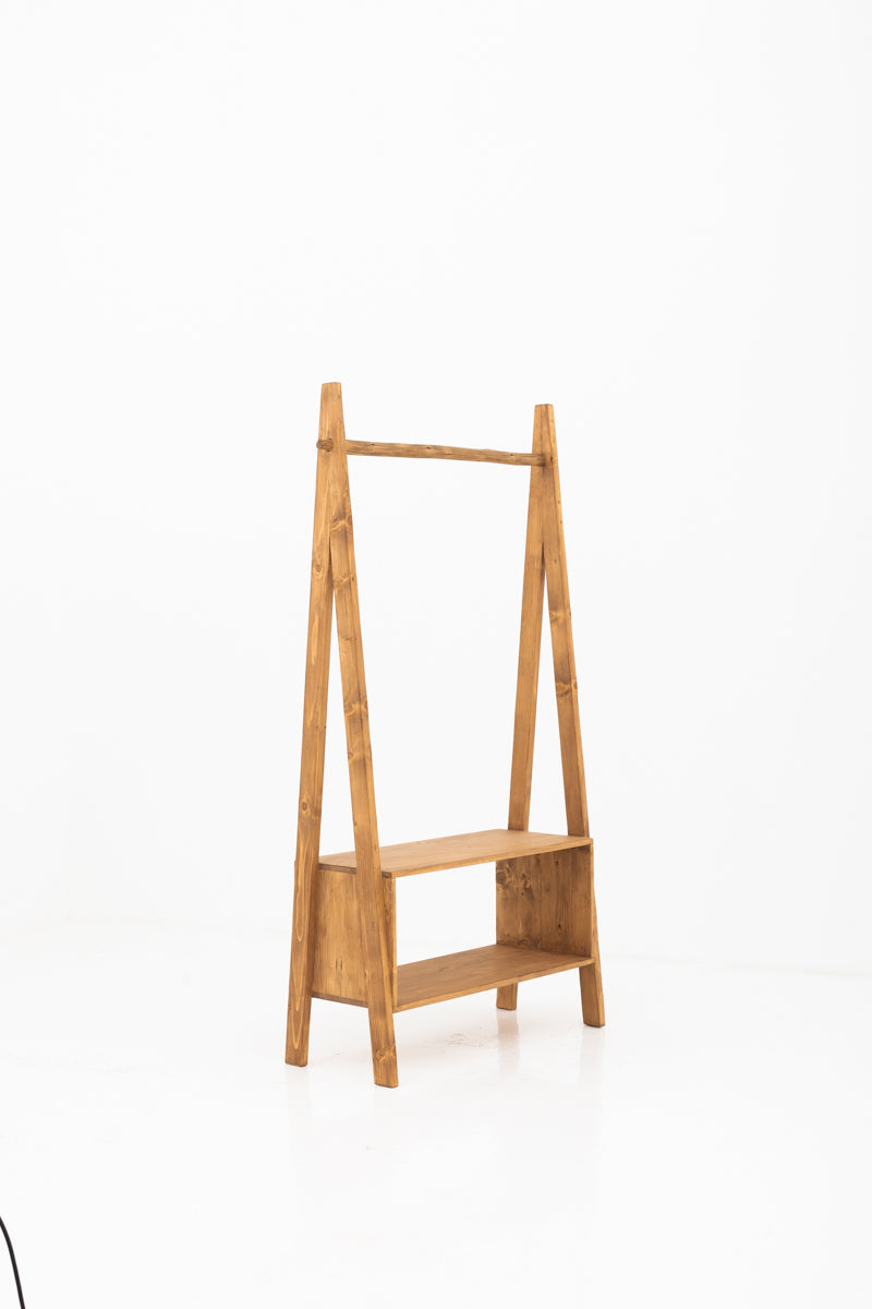 Wooden Cloth Rack (Reclaimed Wood)