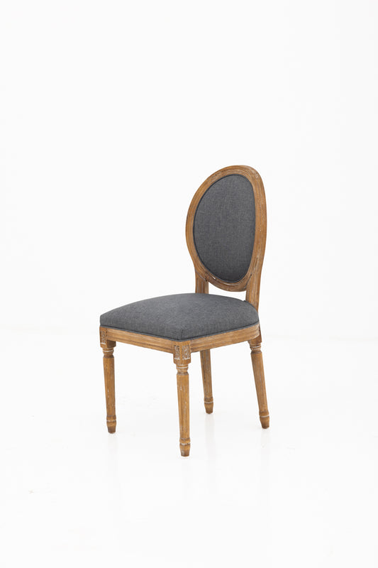 Vintage Linen French Dining Chair