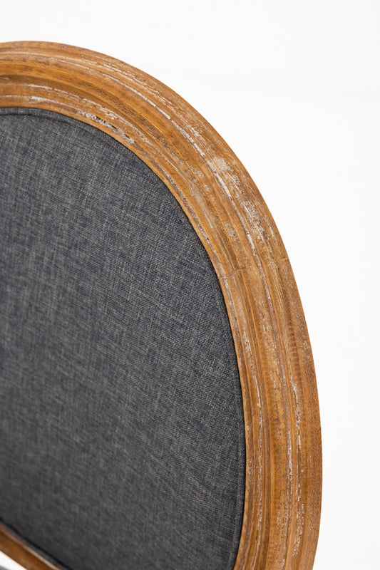 Vintage Linen French Dining Chair