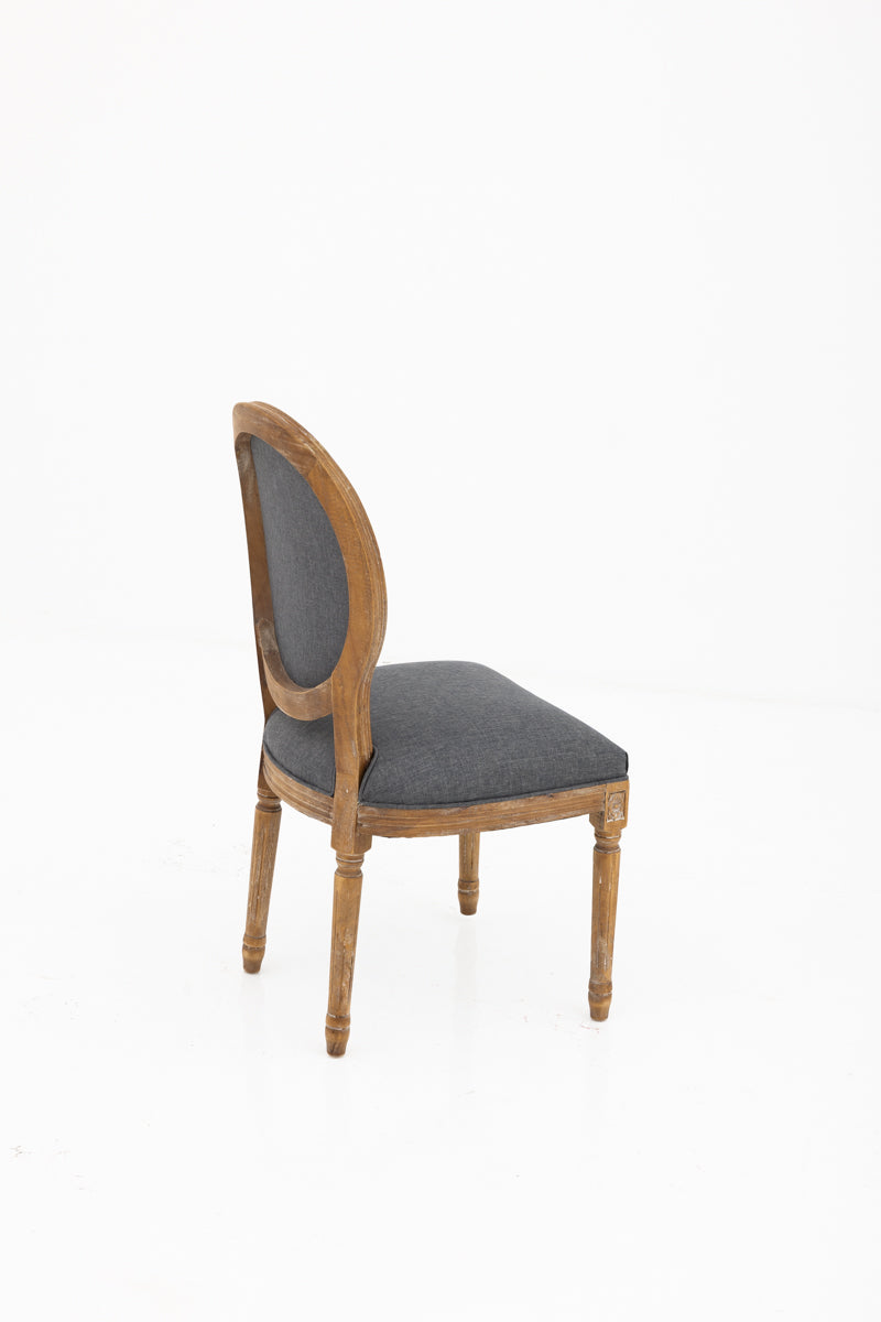 Vintage Linen French Dining Chair