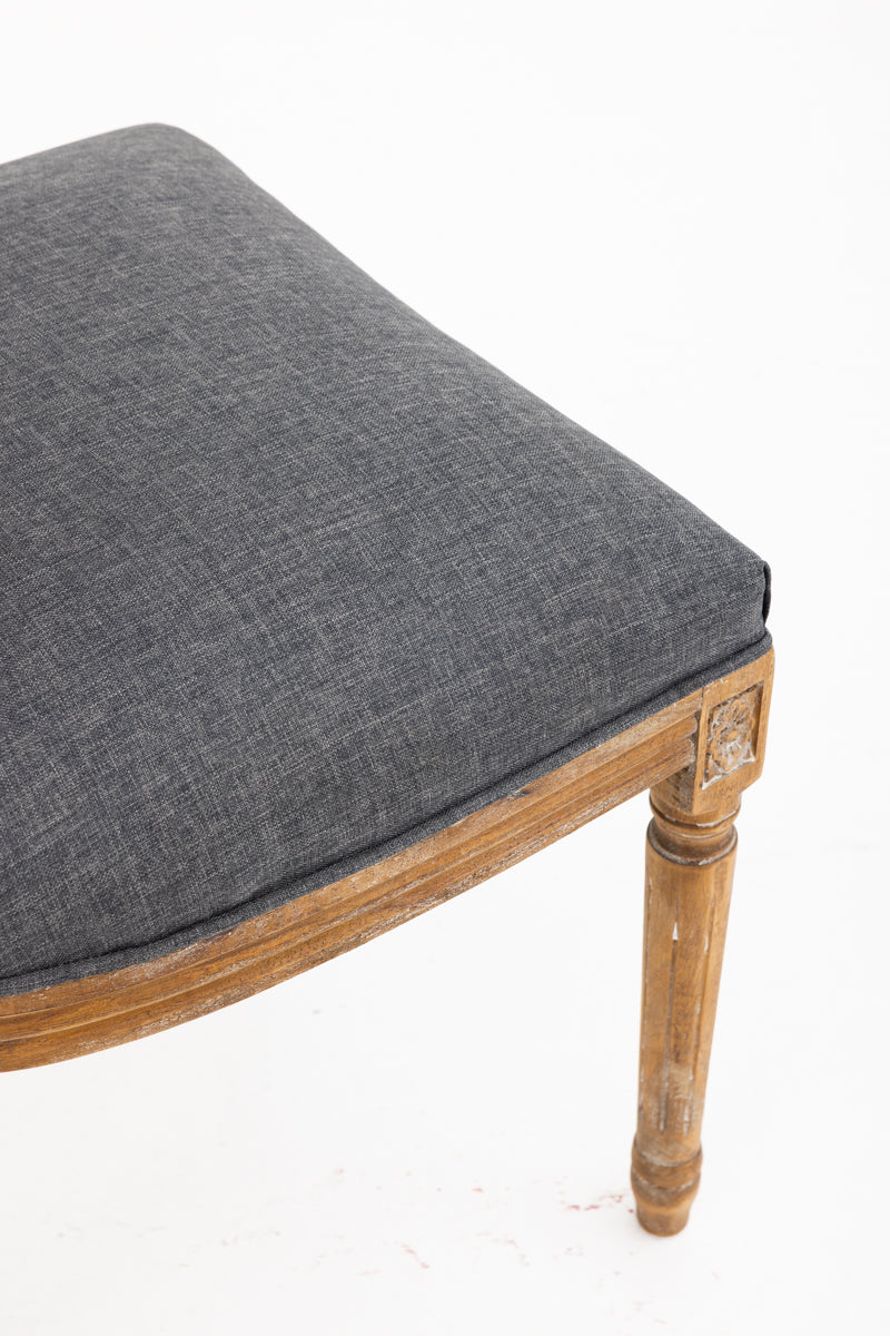 Vintage Linen French Dining Chair