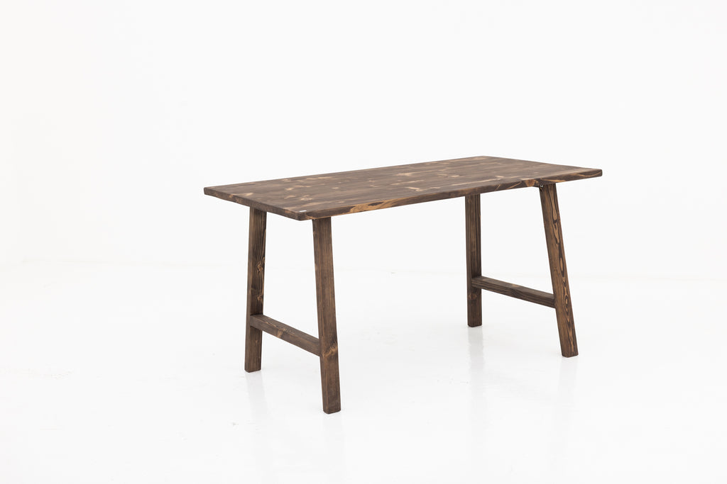Dining Table Reclaimed Wood (Chocolate Stain)