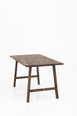 Dining Table Reclaimed Wood (Chocolate Stain)