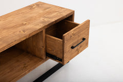 TV Unit with 2 Drawers & Shelf (Reclaimed Wood)
