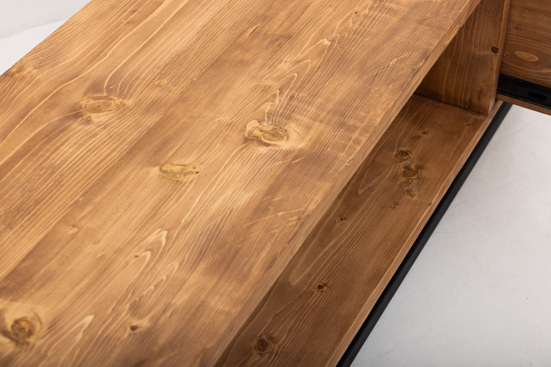 TV Unit with 2 Drawers & Shelf (Reclaimed Wood)