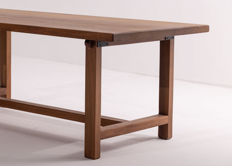 WOODEN LIVE EDGE TABLE