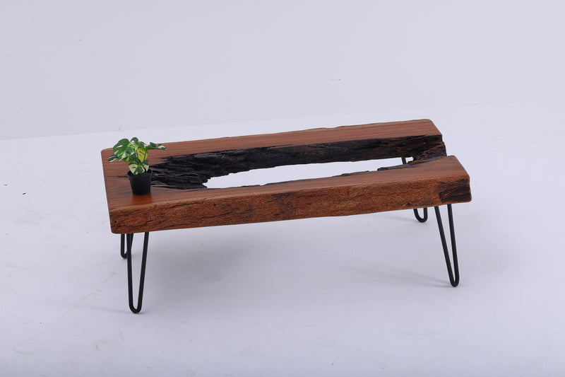 EXOTIC LIVE EDGE COFFEE TABLE