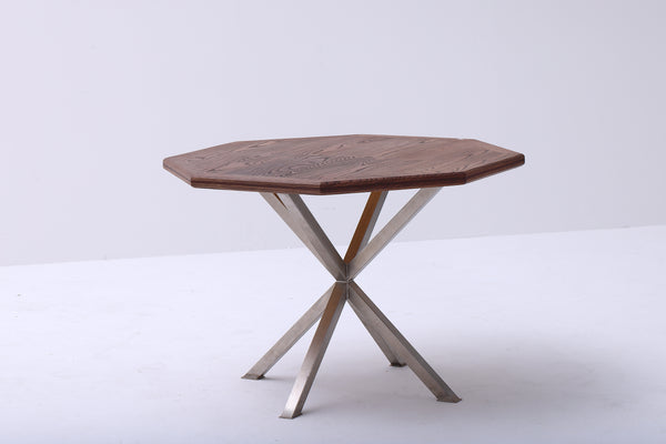 HEXAGON PINE WOOD TABLE