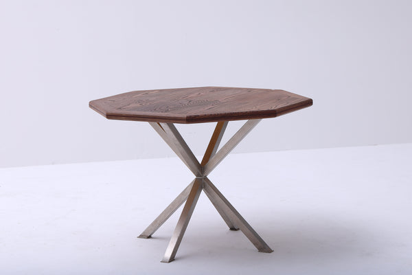 HEXAGON PINE WOOD TABLE