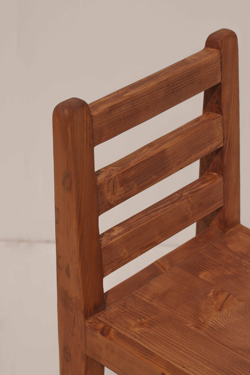 PINE WOOD HIGH BAR CHAIR