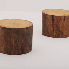 Tree Trunk Side Tables