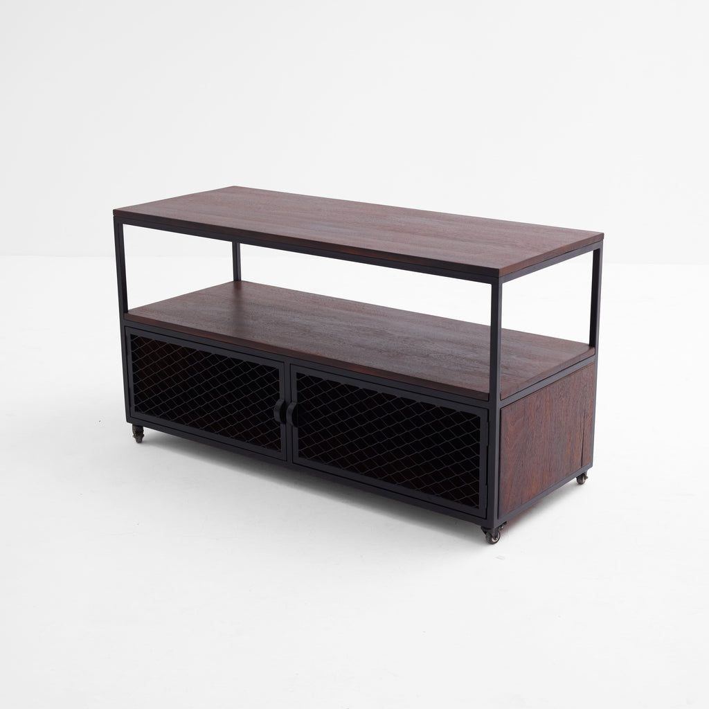 Industrial Live-Edge Kitchen Island