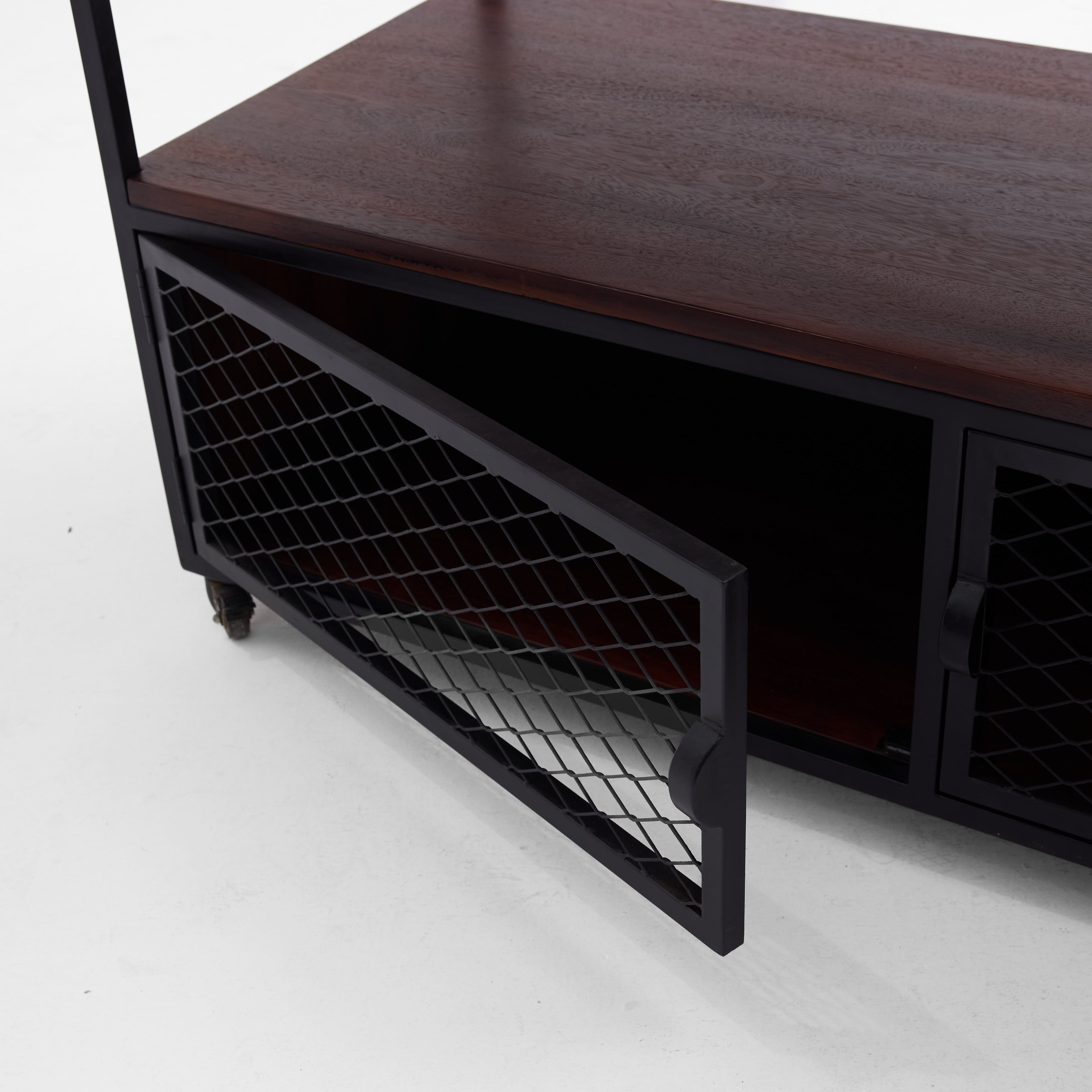 Industrial Live-Edge Kitchen Island