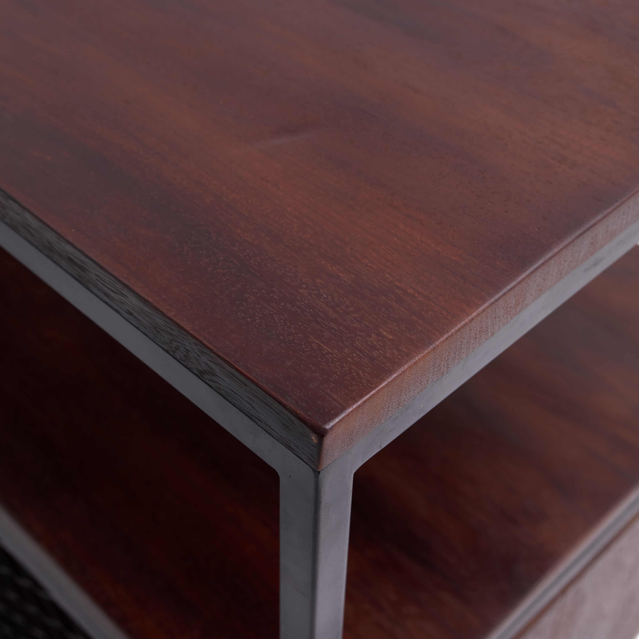 Industrial Live-Edge Kitchen Island