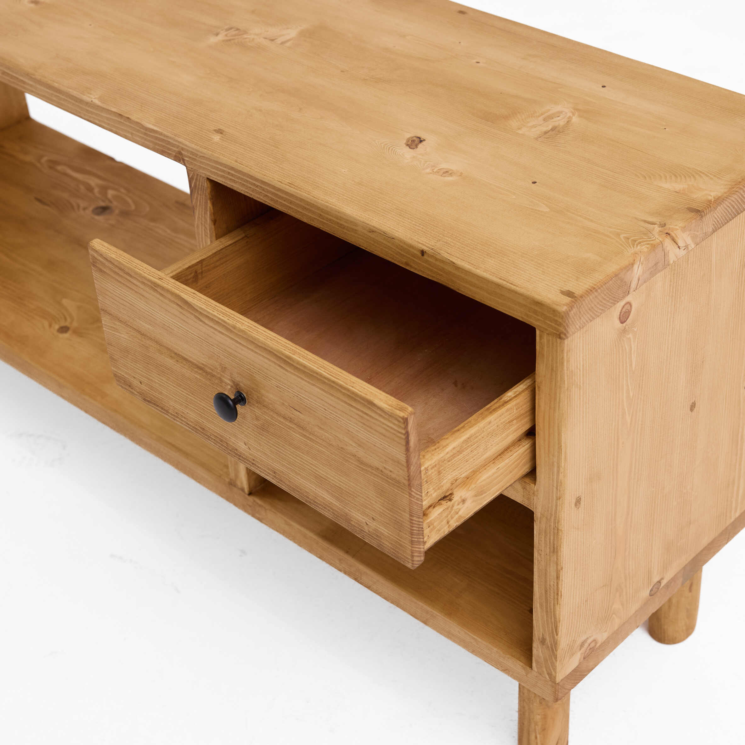 All-Wood Reclaimed Pine TV Unit