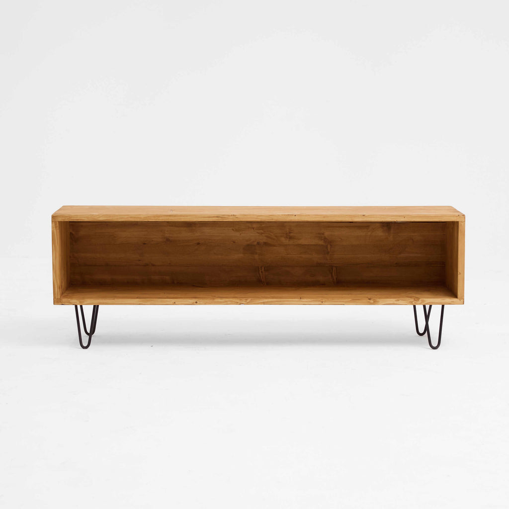 Minimalist Reclaimed Wood TV Unit