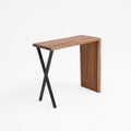 High Bar Table with Industrial X-Legs