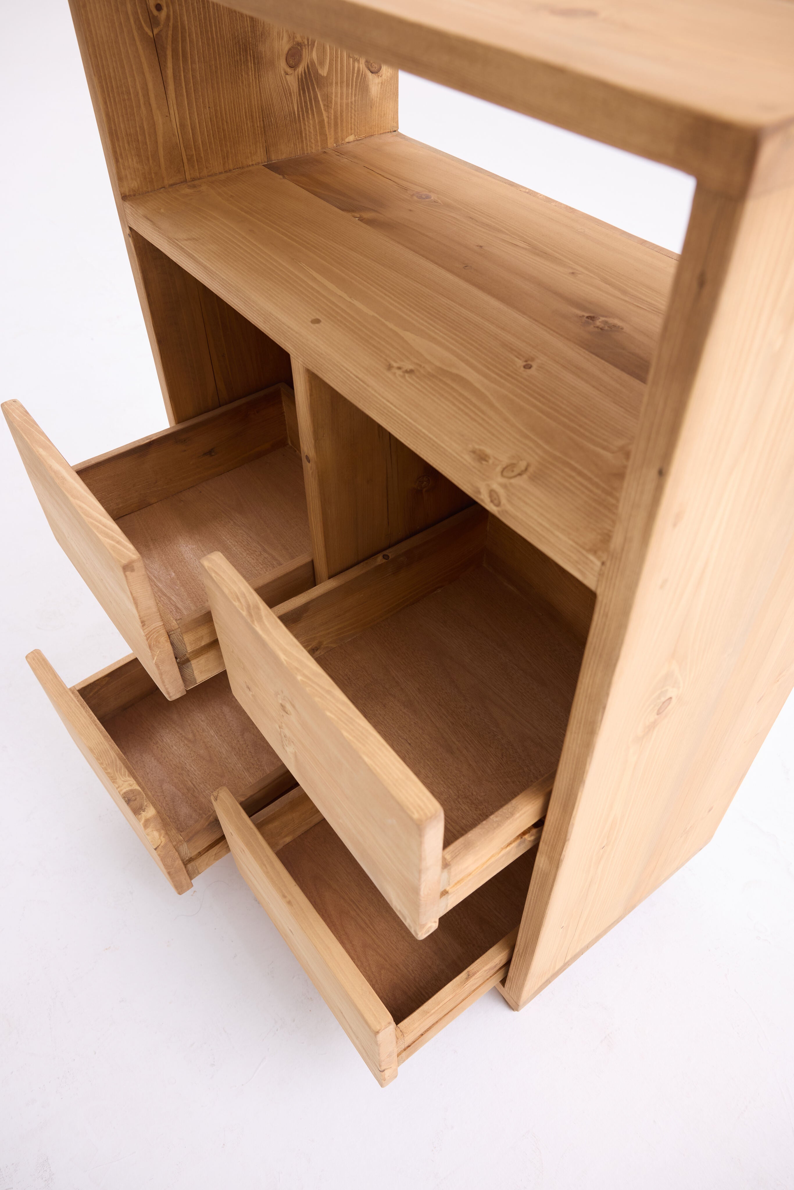 Reclaimed 4 Drawer Console Unit