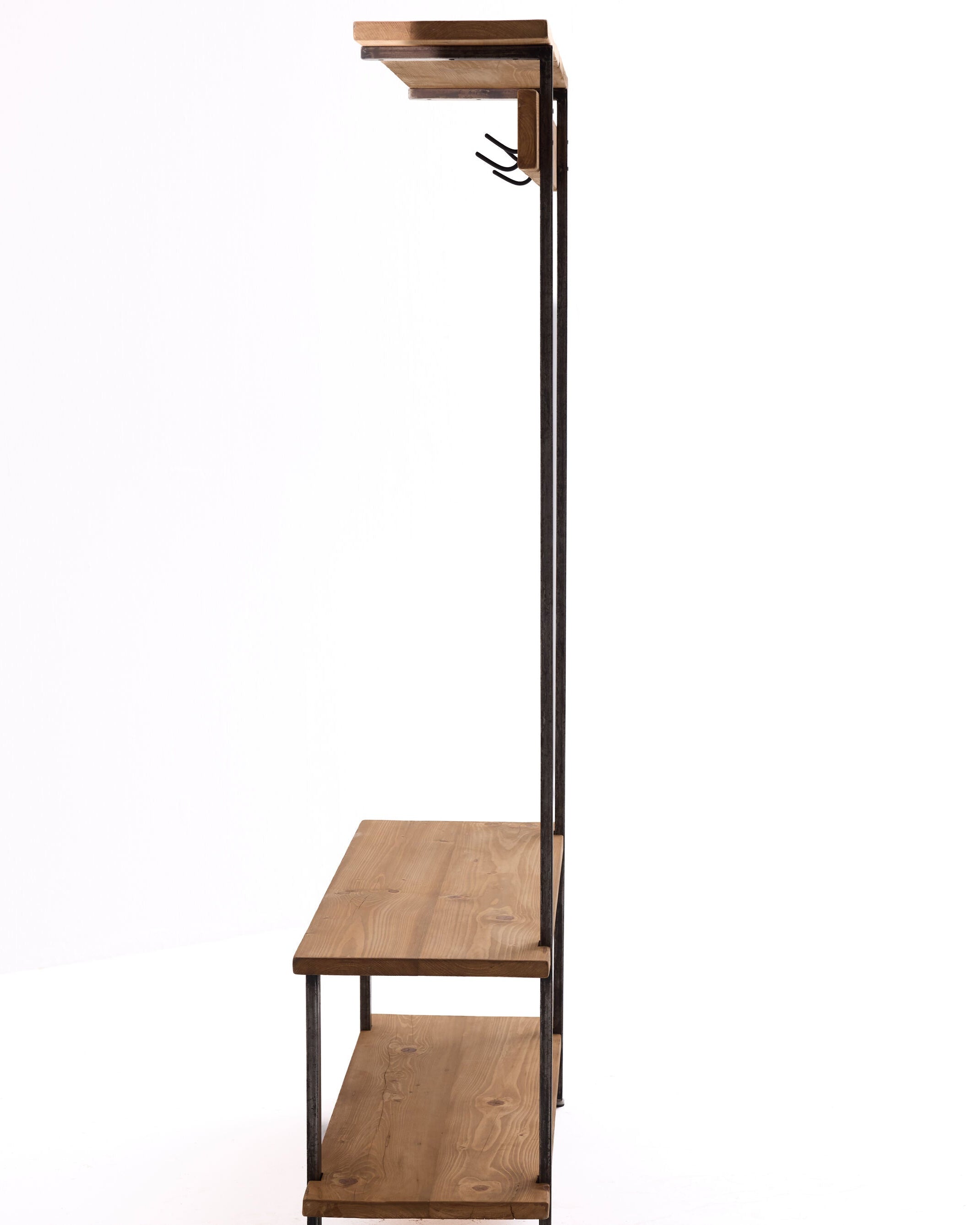 Open Clothes Hanger Reclaimed Wood