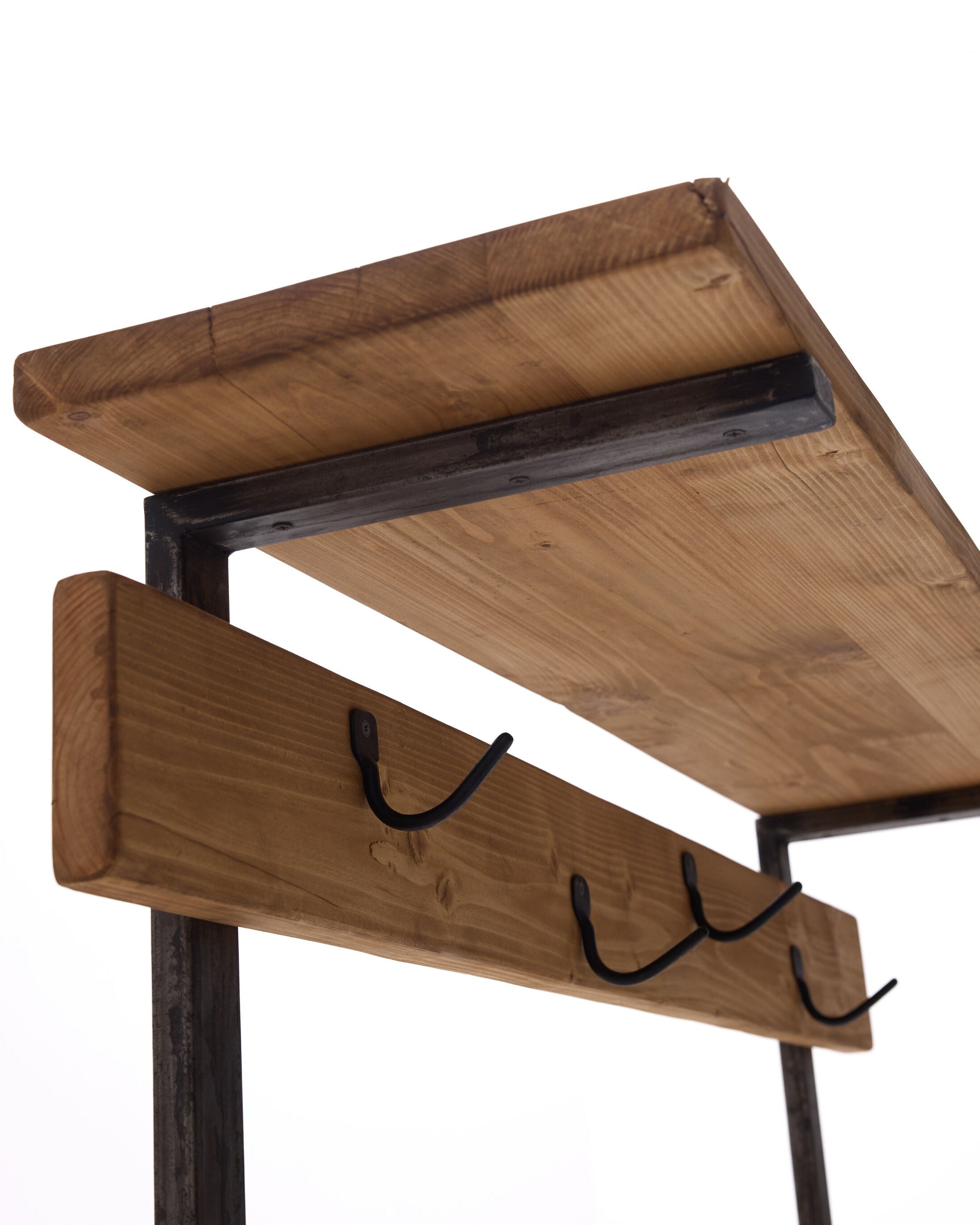Open Clothes Hanger Reclaimed Wood