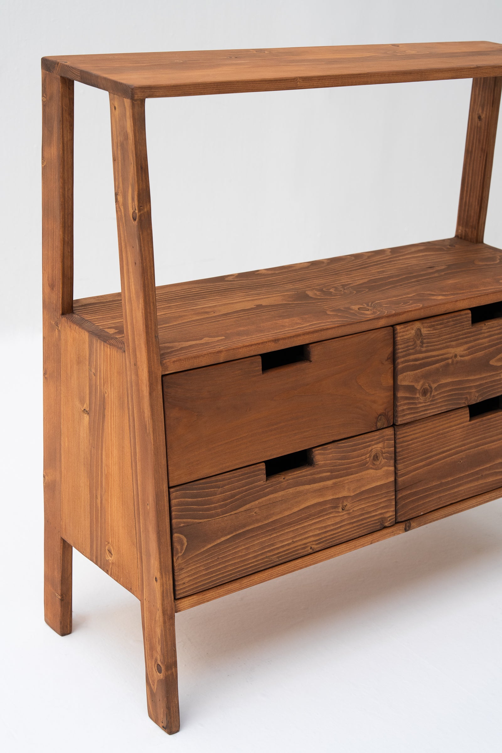 Console Table with 4 Drawers (Reclaimed Wood)