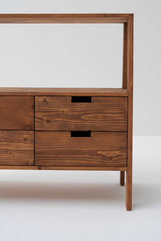 Console Table with 4 Drawers (Reclaimed Wood)