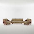 Mid-Century Modern Walnut Lounge Set
