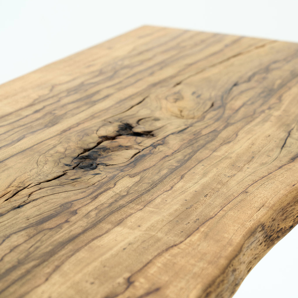 Live Edge High Bar Table with Metal Legs