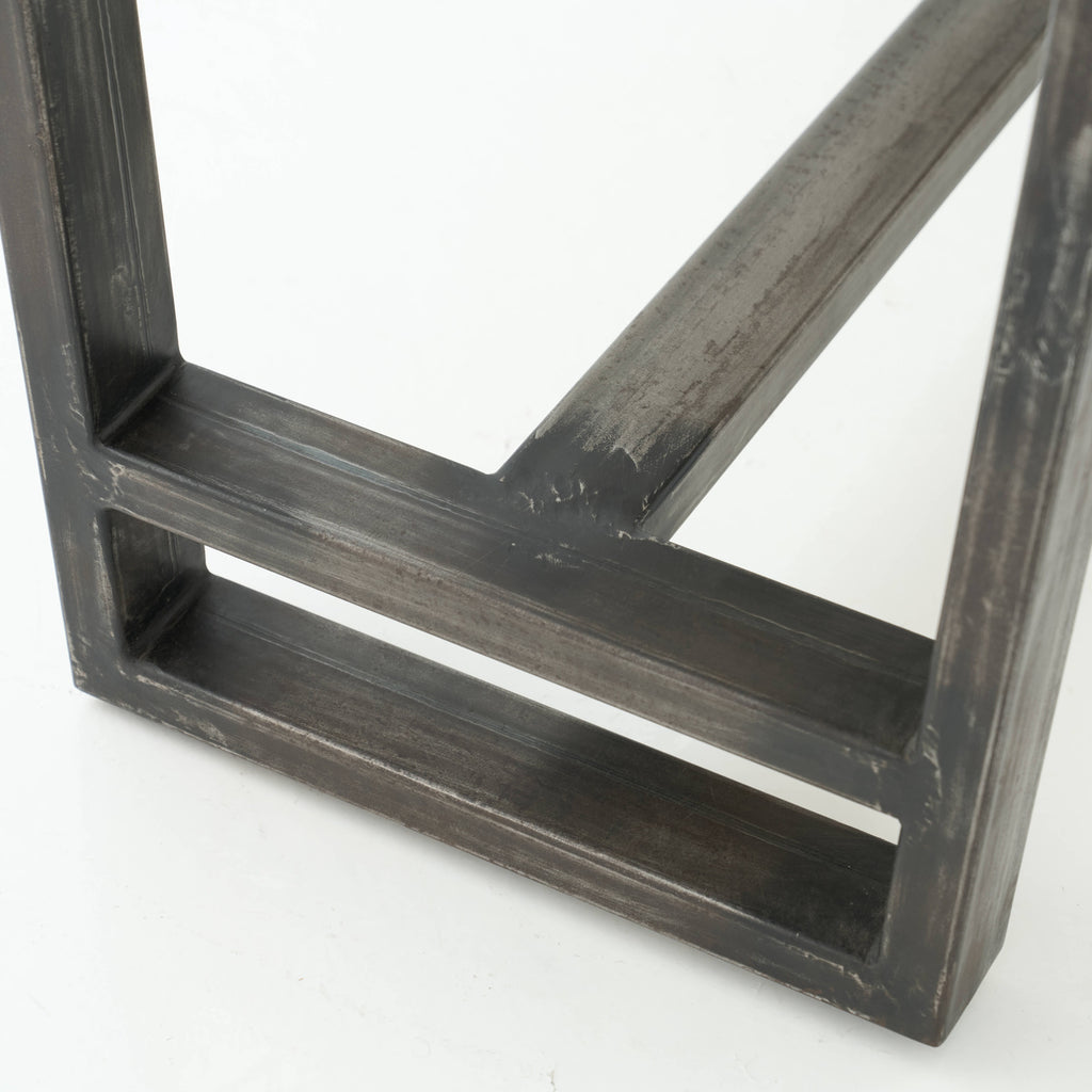 Live Edge High Bar Table with Metal Legs