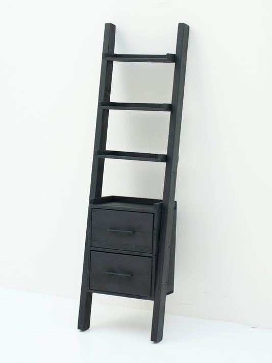 Ladder Shelf with 2 Drawers