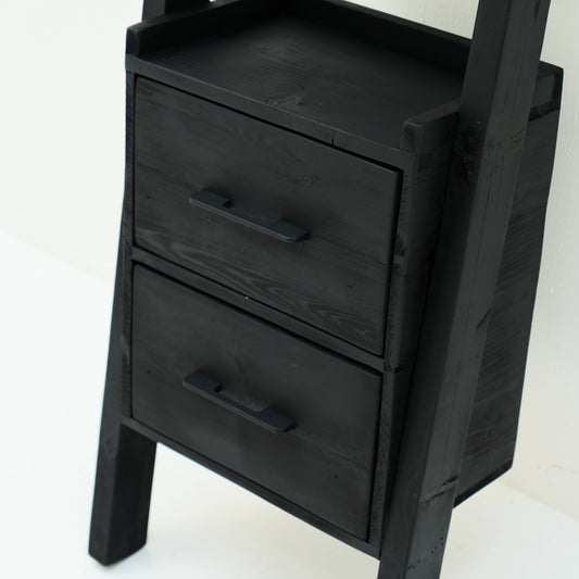 Ladder Shelf with 2 Drawers
