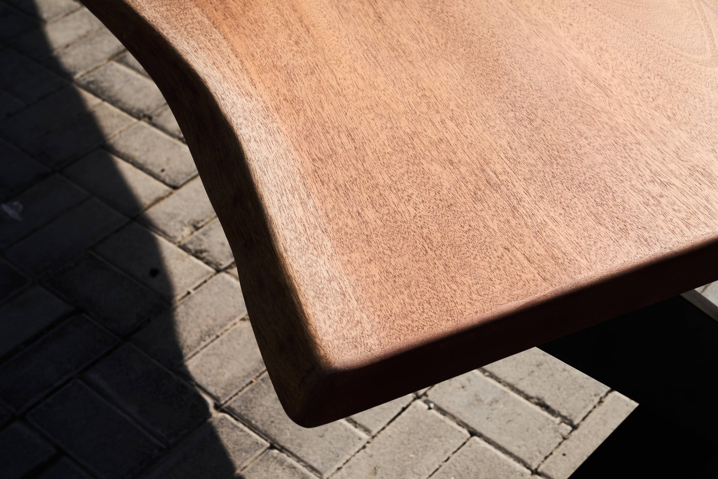 Mahogany Live Edge Dining Table