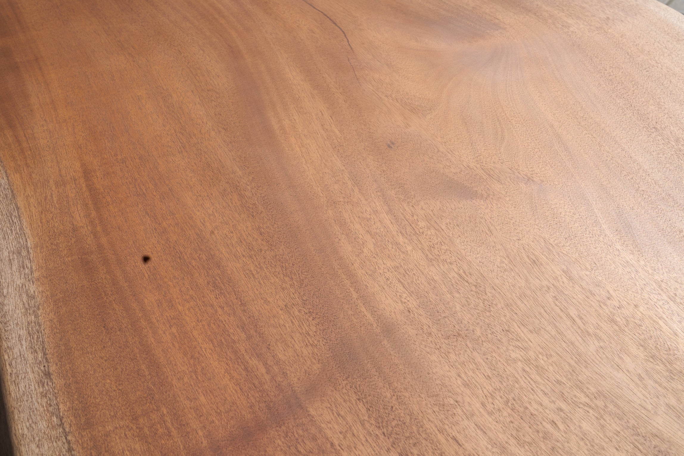 Mahogany Live Edge Dining Table
