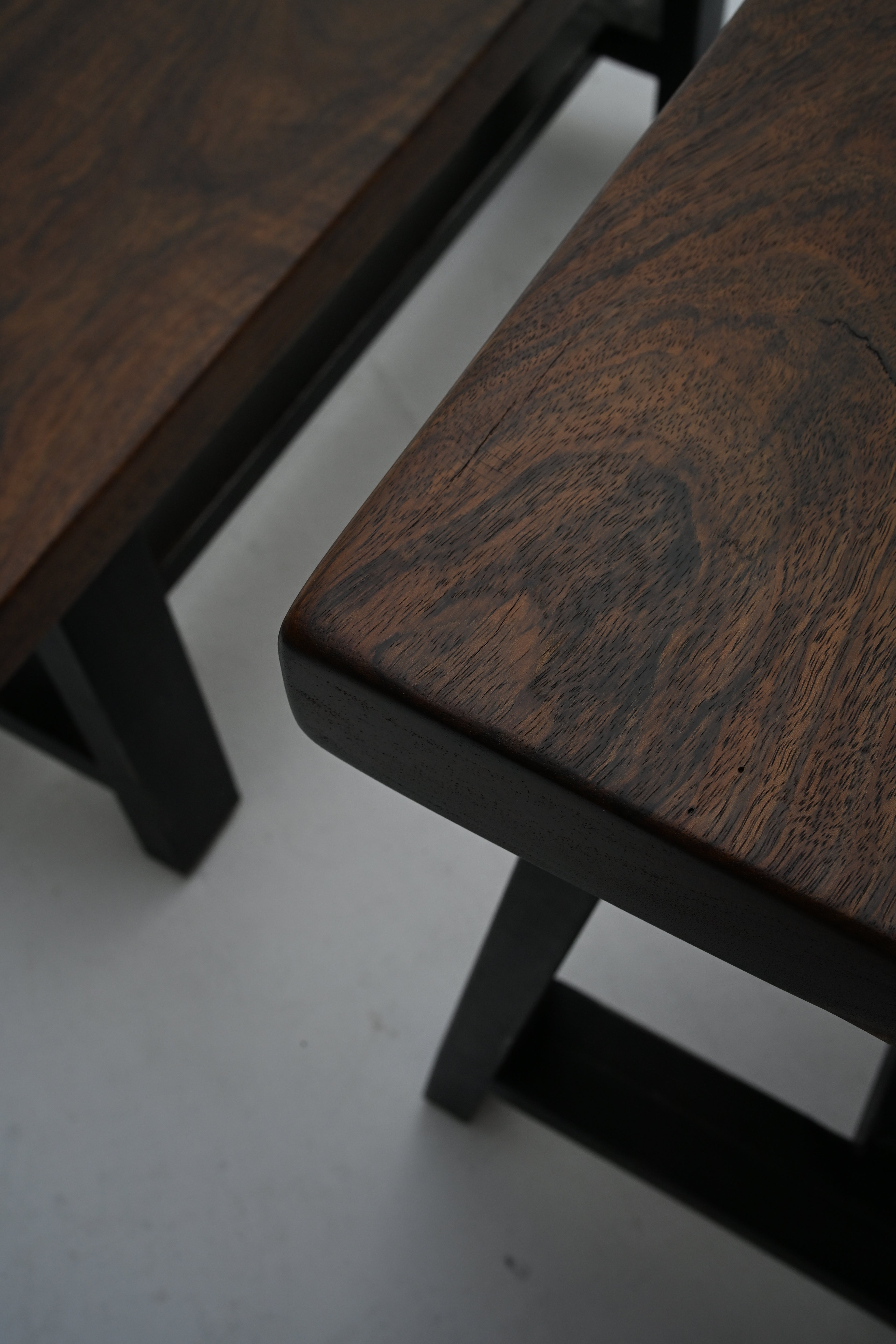 Live Edge Solid wood Dining Table with bench