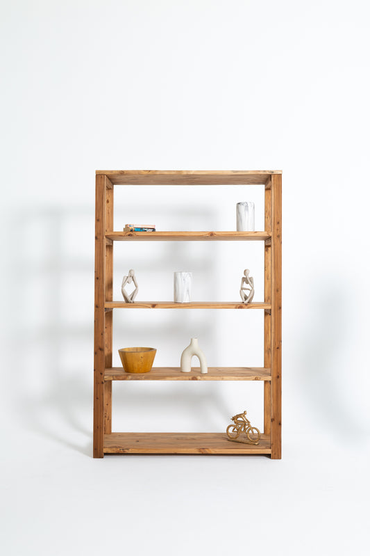 Pine Wood Bookshelf