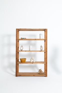 PINE WOODEN BOOKSHELF