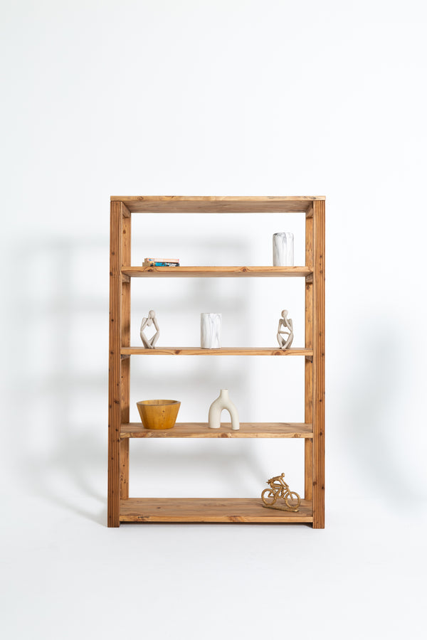 PINE WOODEN BOOKSHELF