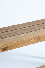 Console Table All Ash Wood