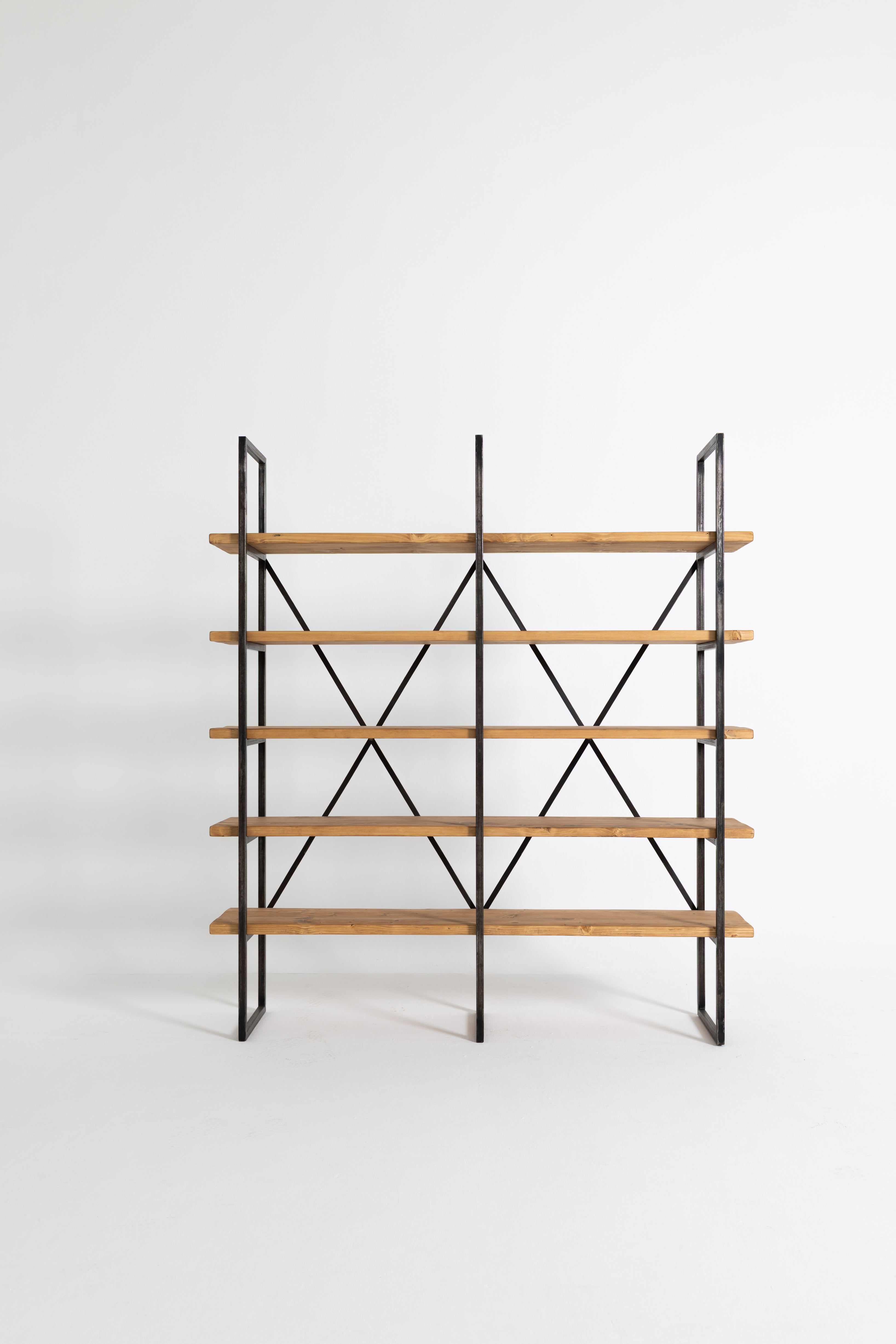 Double X Shelf Unit