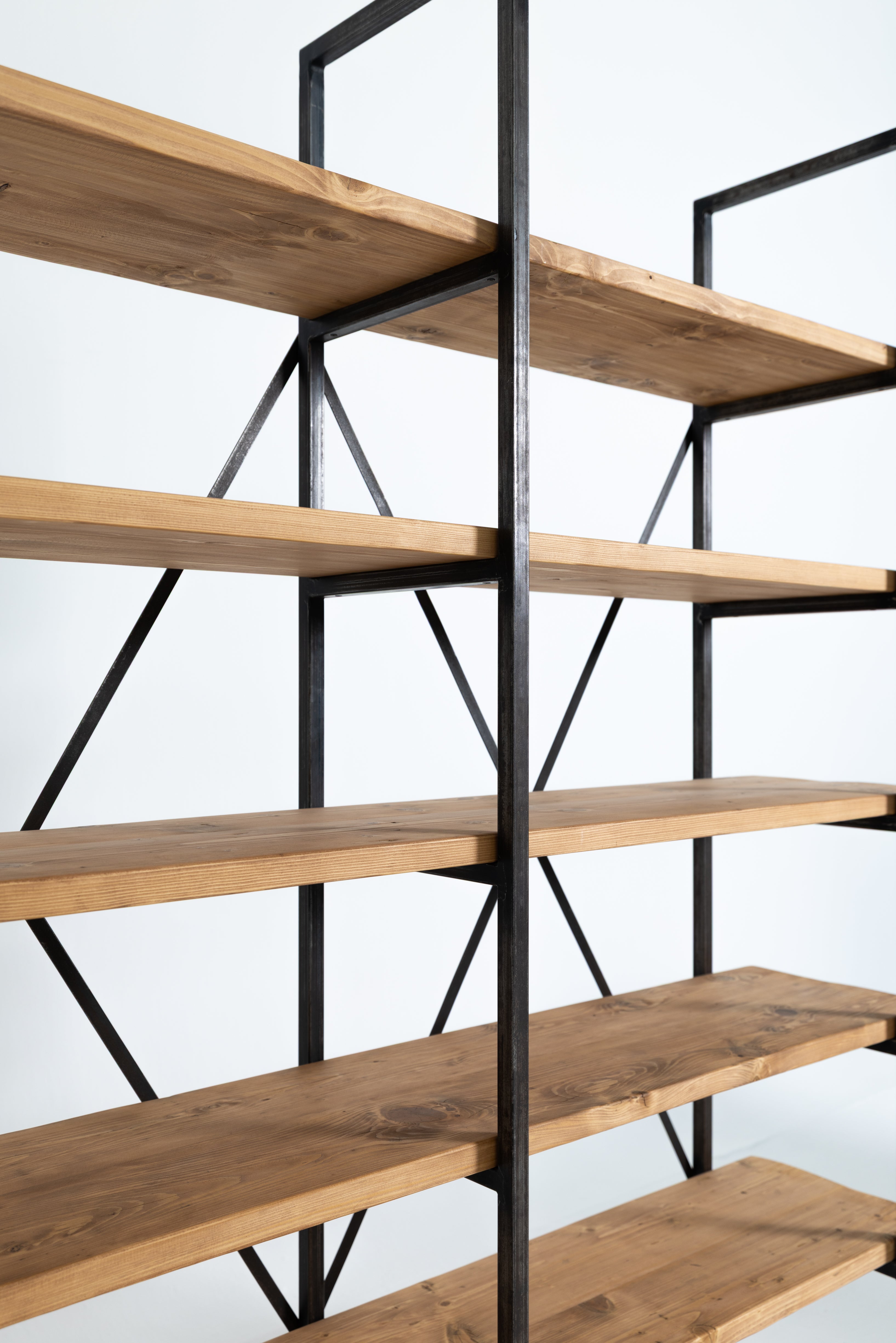 Double X Shelf Unit