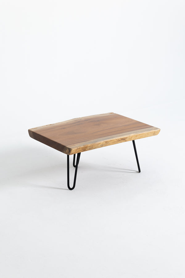 WOODEN LIVE EDGE COFFEEE TABLE