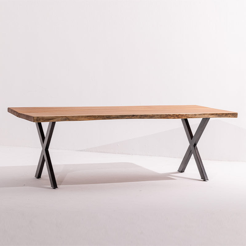 Mahogany Dining Table with X-Legs